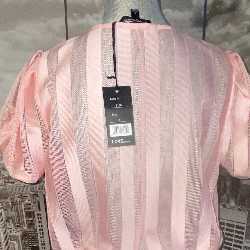 Striped Ribbon Top - Picture 3 of 5